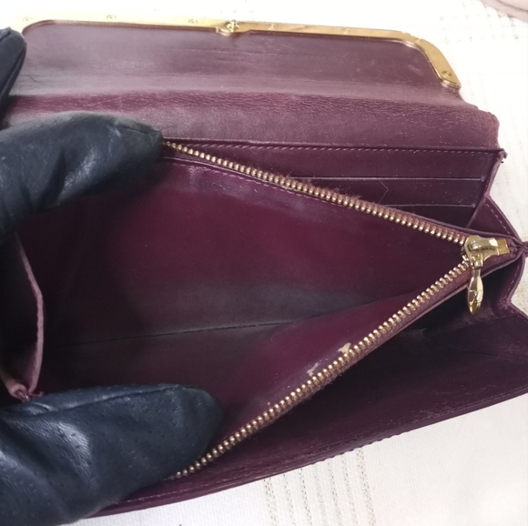 LOUIS VUITTON Rouge Fauviste Monogram Vernis Rossmore Wallet - Picture 12 of 16